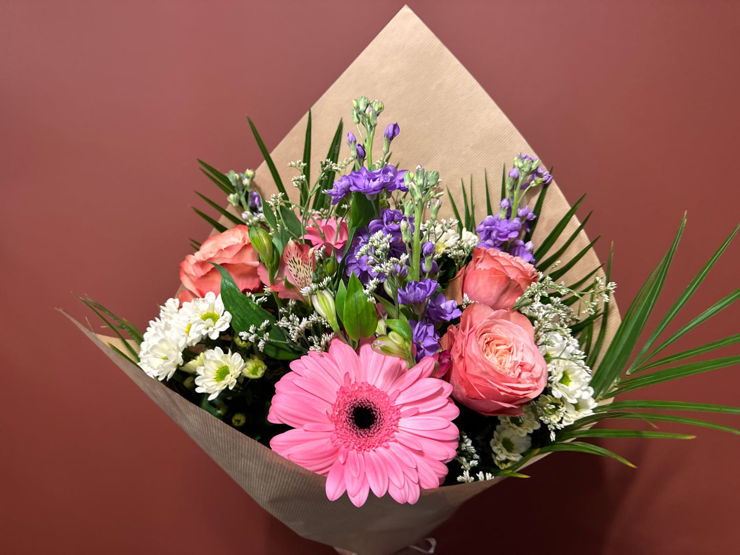 Bouquet Rose/Blanc/Violet